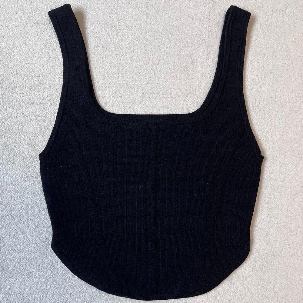Sculpt Knit Bustier Tank
